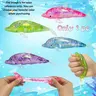Dolphin Squishy Stress Relief Toy Set, Adult Squeeze Toy, Mini Glitter Dolphin Stress Ball, Animal Shape Ball, Kawaii Squishies, Glittery Squishies, Perfect Gift for Office and Christmas, Decompression Squeeze