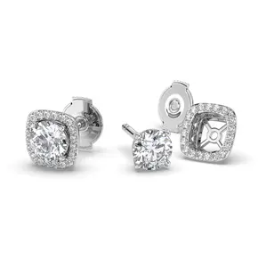 Lab Grown Diamond Stud Earrings "Duet"