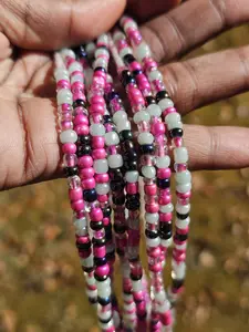 Melody Waistbeads - Set of 3 Adjustable Length High-Quality Materials Vibrant Patterns for Casual & Formal Occasions