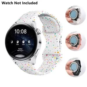 Fashionable Silicone Watch Band (Band Only), 20mm 22mm Smart Watch Replacement Watchband, Wearable Accessories Compatible with Samsung Galaxy Watch, Smartwatch Strap