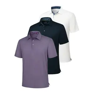 【Father's Day】3-Pack Men's Polo Shirts – Soft Breathable Cotton, Comfortable Short Sleeve Casual Fit, Classic Collared Polo Shirts for Work, Golf, Travel & Everyday Wear Summervibes