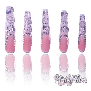 Apparent Luxury - Handmade Luxury Press On Ballerina Nails