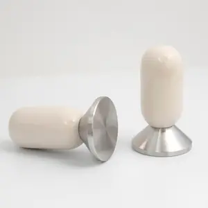 Ceramic Espresso Tamp - 54mm - White