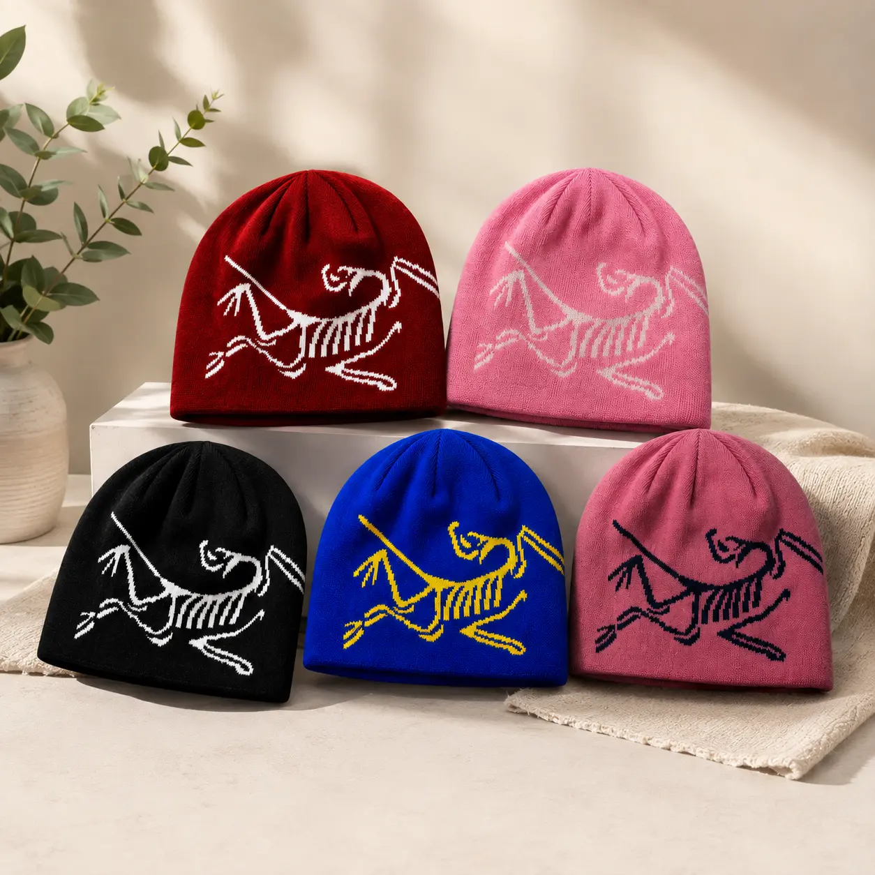 Arc'teryx Bird Logo Knit Beanie Soft Warm Winter Hat Stretch Fit Unisex for Hiking, Ski & Everyday Wear #WinterHat #Beanie