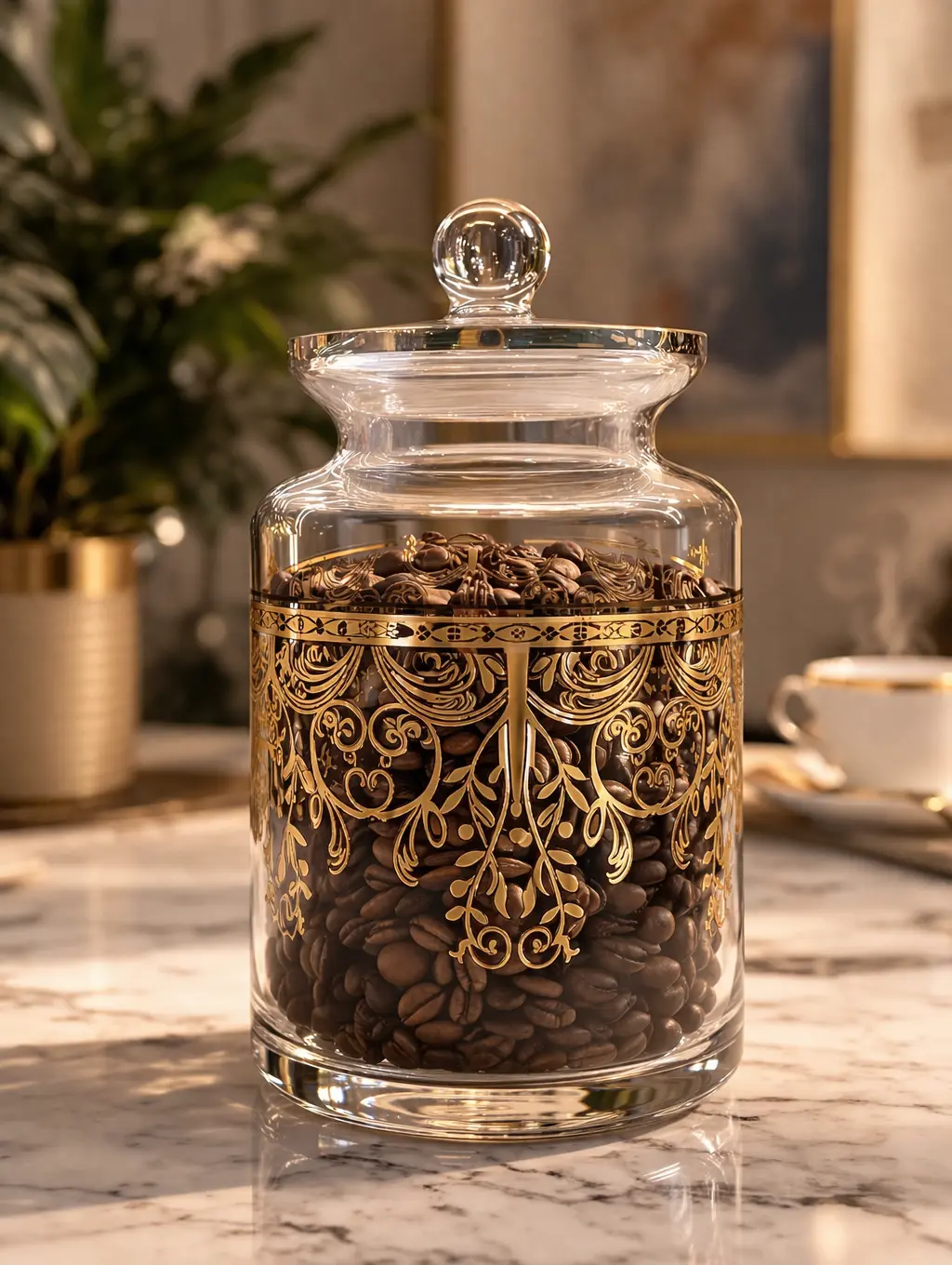 Dream Home Collection Large Glass Canister