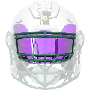 Clear football visor for adults youth eye shield with easy install football visor clips for helmet protection