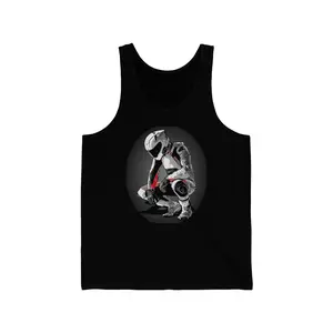 Unisex Cotton Fabric Motorcycle Rider Jersey Tank