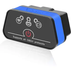 iCar2 OBD2 Scanner Scan Tools Interface  Adapter Check Engine Light  Diagnostic Tool for iOS &  Sleep (Blue)