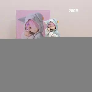 Anime Re:Zero kara Hajimeru Isekai Seikatsu Rem Figure Model Ram Puck Starting Dresses PVC Emilia Collection Gift Toy