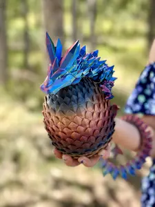 Hatchable Dragon Egg - Crystal, Rose, Gemstone, Void, Sunflower Dragon - Articulating Desk Fidget Gift - 3D Printed - Halloween Spooky Christmas Decor Ornaments
