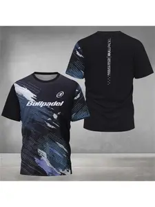Cool Padel Breathable Short Sleeve Summer Quick Dry Short Sleeve Street Men's Top Outdoor Tennis T Shirt New Fitness Collection