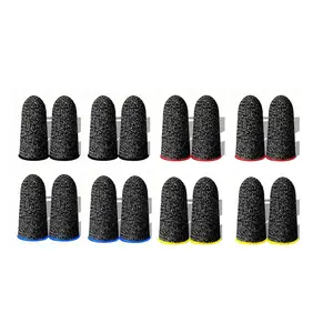10/16 PCS Mobile Game Fingertip Gloves For PUBG Gamer Conductive silver fiber Sweatproof Anti-slip Touch Screen Finger Sleeve Breathable Gaming Finger Cover Cot