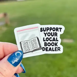 Support Your Local Book Dealer Sticker - Local Support for Your Local Bookstore