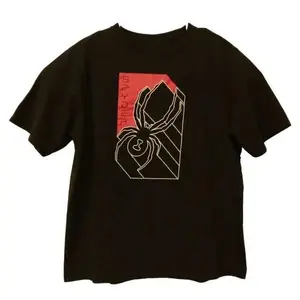 Spyder tshirt mens Xlarge black spider logo cotton short sleeve athletic