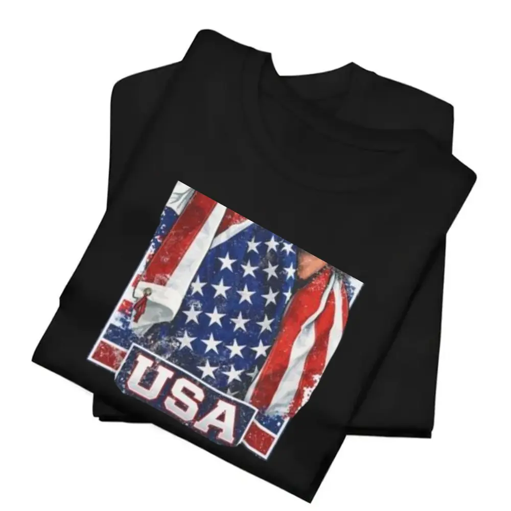 Patriotic fan tee - Team USA inspired graphic t shirt - american gif