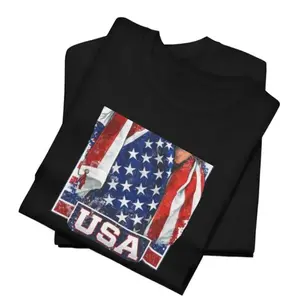 Patriotic fan tee - Team USA inspired graphic t shirt - american gif