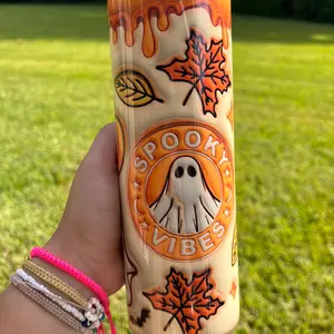 Spooky vibes tumbler 20 oz