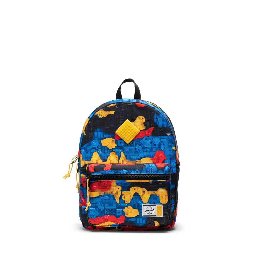 Herschel custom cartoon painted denim blue backpack. Slightly used. Herschel Heritage Backpack | Kids Painted Checker | Herschel  main image 3