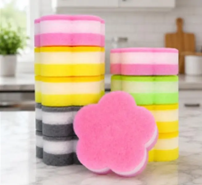 16-Pack Kitchen Cleaning Sponges for Dishwashing, Home Care Scouring Pads