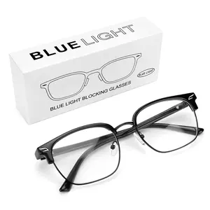 2026 Blue Light Blocking Glasses for Men & Women, Fashion Semi-rimless Eyeglasses, Computer Gaming TV Reading Glasses for Daily Wear, Birthday Gift