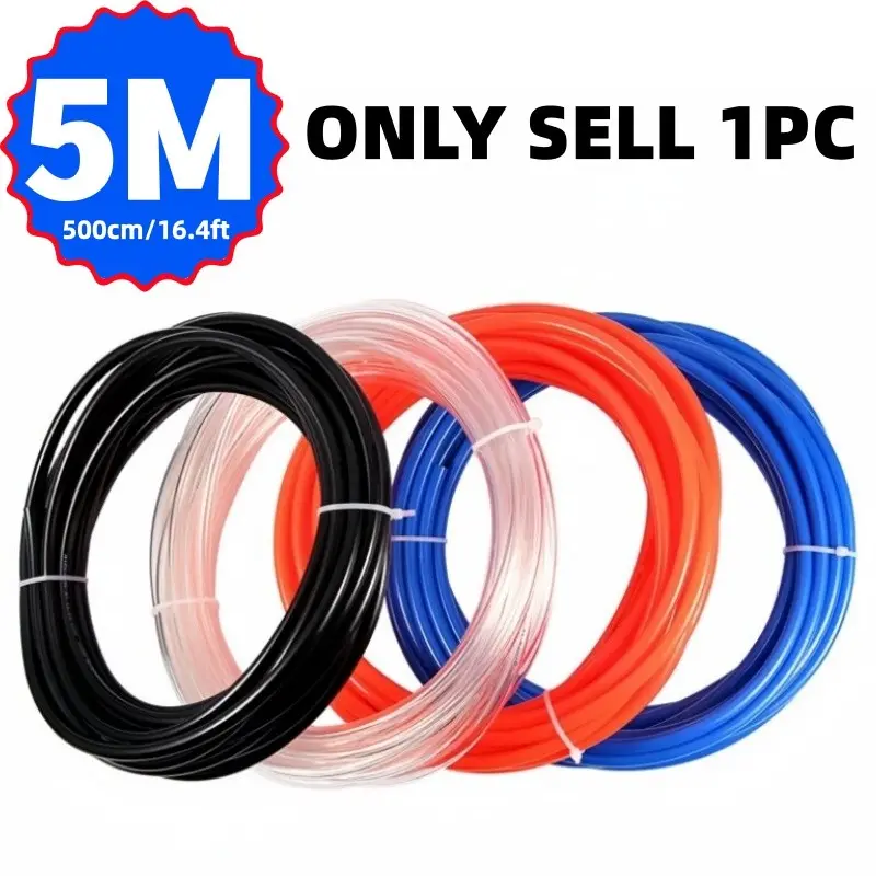 5m Air Compressor PU Hose, Durable High-Pressure Anti-Burst Tube, Ideal for Pneumatic Tools, Auto Repair Shop, Woodworking Equipment, Heavy Duty Hose, Flexible Hose, Hose Pipe