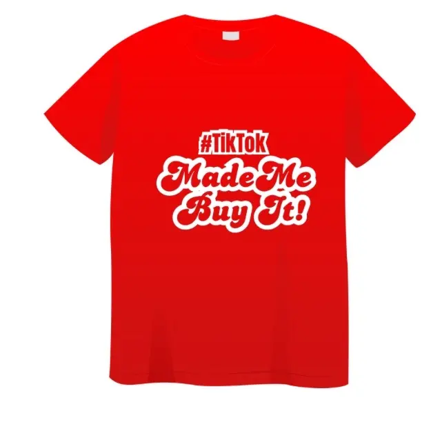 Tiktok Made Me Buy It Tshirts- unisex cotton tshirt, Streetwear, Shortsleeve