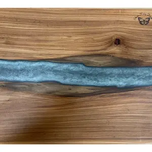 Blue River Epoxy Charcuterie Board