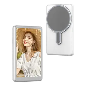 Phone Vlog Selfie Monitor Screen, 1080P Wireless Recording Magnetic Mount, Rear Camera for TikTok, Selfie Vlog, Live Streaming