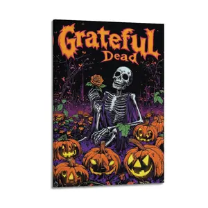 Grateful Dead Canvas Painting Oil Painting Wall Art Canvas Poster Decorative Painting Corridor Decoration Home Ornaments Photo