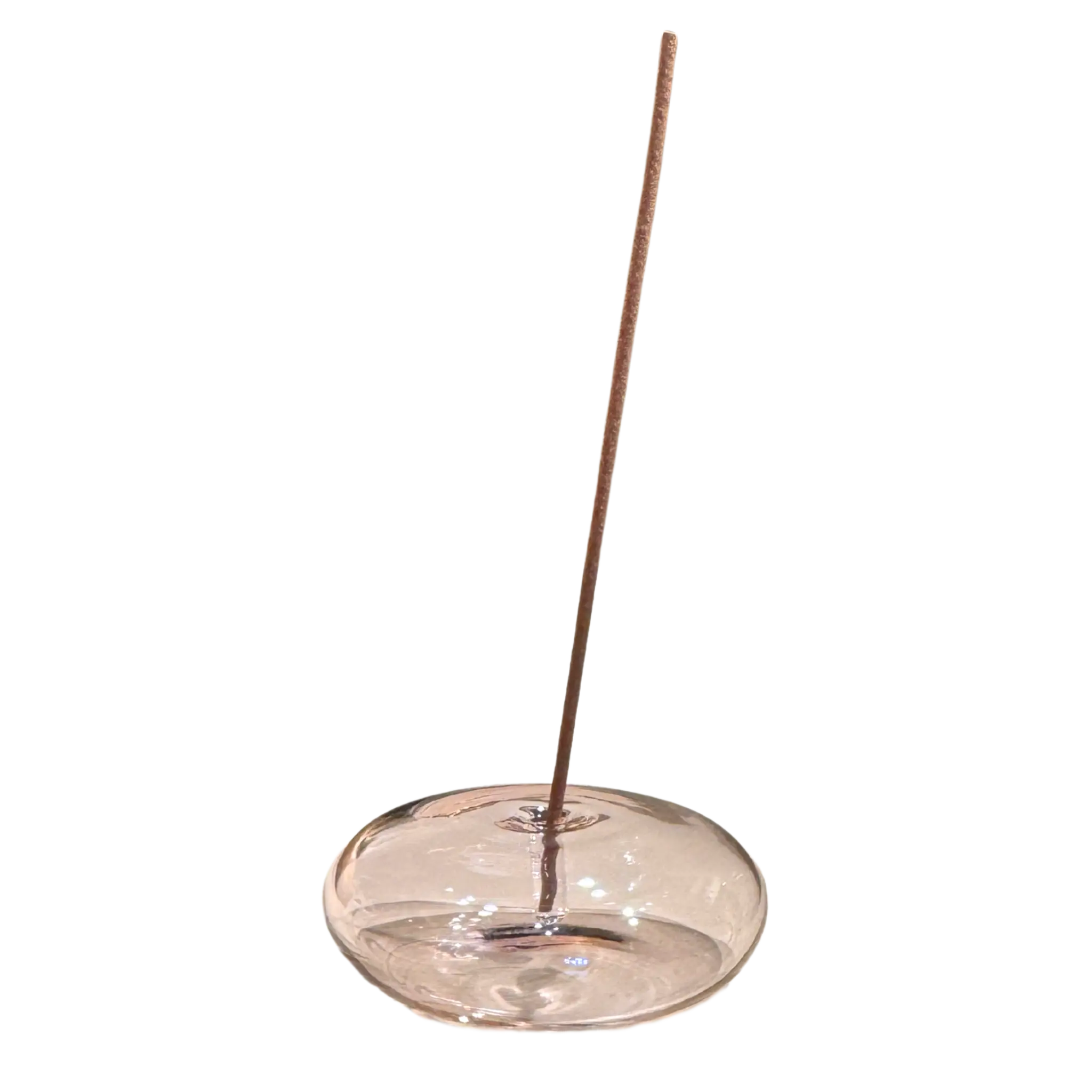 Gentle Habits - Glass Incense Holder (Pink)