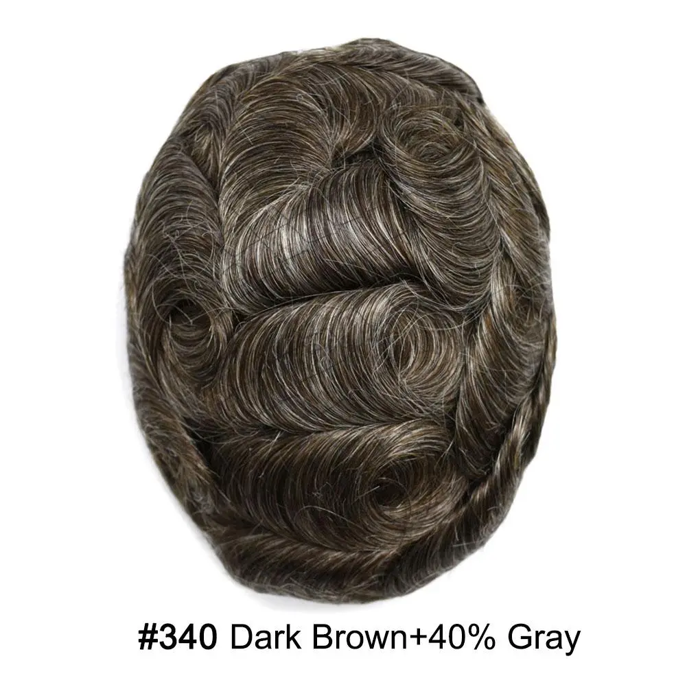 #340 Dark Brown+40% Gray