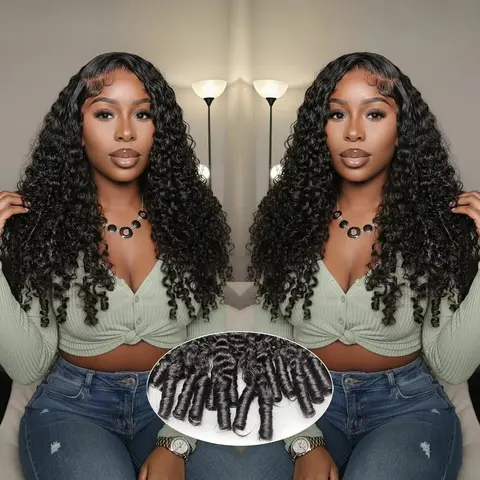 CORIIANA Burmese Curly Glueless Wigs Human Hair Ready to Wear Kinky Curly 13x6 HD Lace Front Wig Human Hair Wigs For Black Women Pre Plucked Beginner Friendly Drawstring 200%