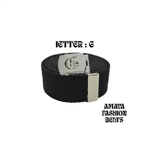 Old English Buckle with belt/ Canvas belts/ Adjustable belts/ Men and Women belts