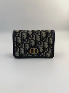Pre-owned Dior Monogram Cardholder