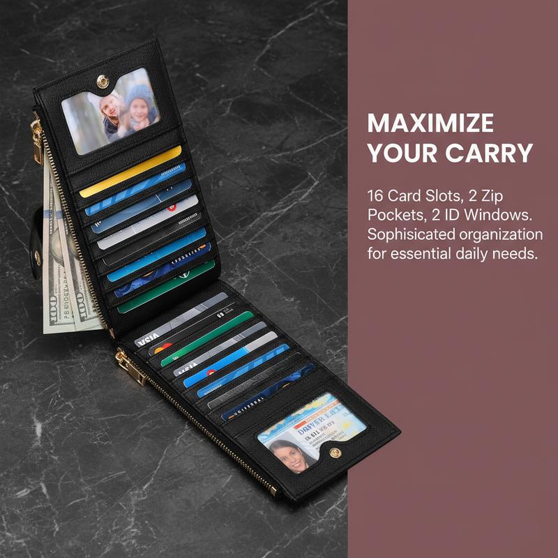 The Everyday Essential: Slim Zipper Wallet That Fits In Any Pocket