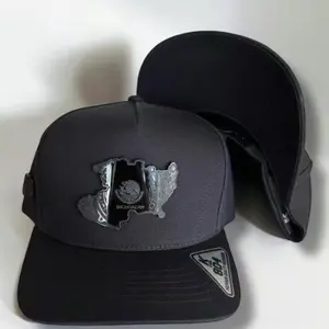 Estados Mexico Hats michoacan Black SnapBack Adjustable for Men - Classic Black Color, Versatile Fashion Accessory