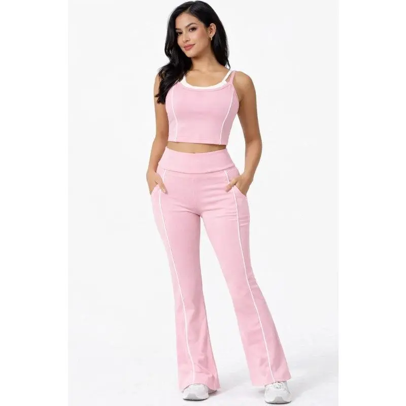 Retro Chic Activewear Set