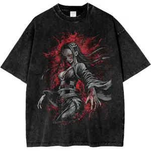 Nezuko Kamado Anime Shirt, Demon Slayer Vintage T-Shirt, Gift For Men, Gift For Women, Crew Neck T-shirt, Trending T-shirt
