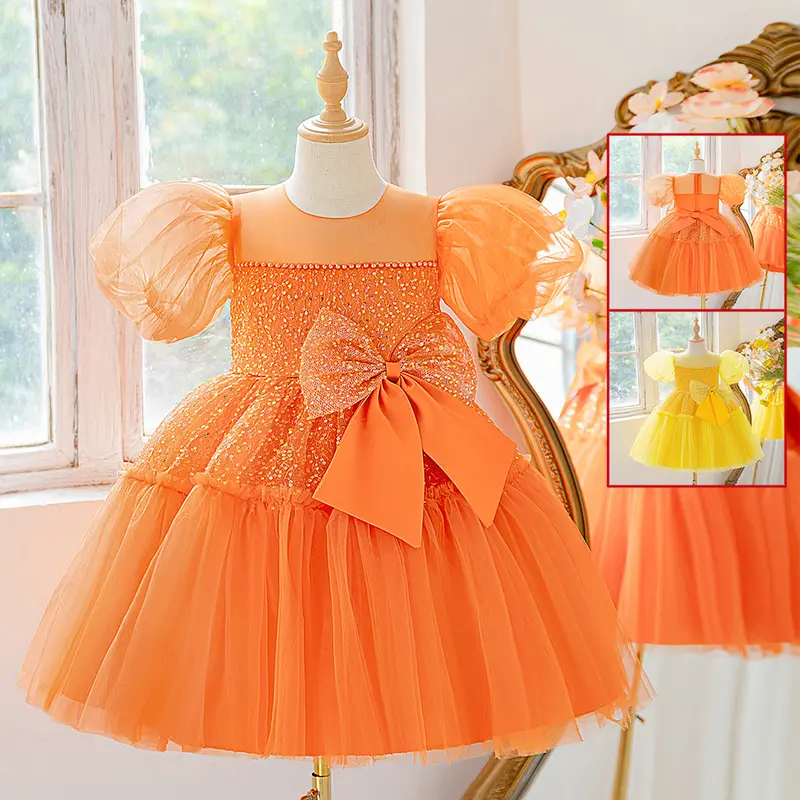 glittery orange dress - TikTok Shop