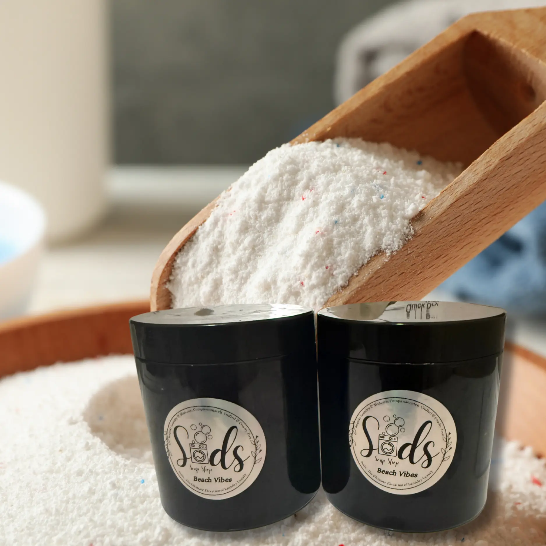16 oz Eco-Friendly Suds-Producing Laundry Powder Detergent - Mineral-Based, Earthy Natural Ingredients, Biodegradable, Hypoallergenic, Paraben-Free, Non-Chemical Home Laundry Tool Accessory for Clean Clothes, Minerals