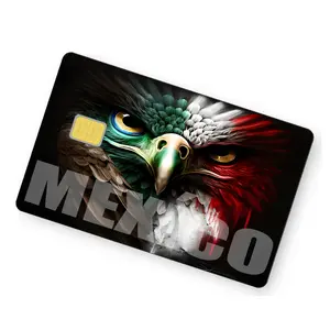 Mexico Credit Card Skin - 8 Unique Styles & Eagle Designs - Durable Vinyl Decal - Self Adhesive Sticker for Debit/Credit Cards - Show Your Mexican Pride with Style