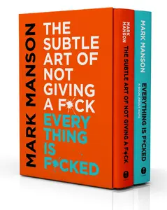 The Subtle Art of Not Giving a F*ck / Everything Is F*cked Box Set by Mark Manson [Hardback Book]