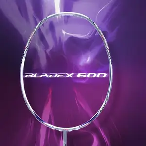 LI-NING BladeX 600&900 (4U) Pearl White Unstrung Badminton Racket with Aero Tec-Beam System & TB-Nano Technology AYPT341