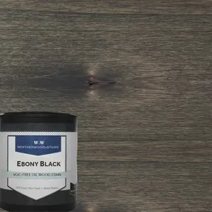 EBONY BLACK Oil Wood Stain