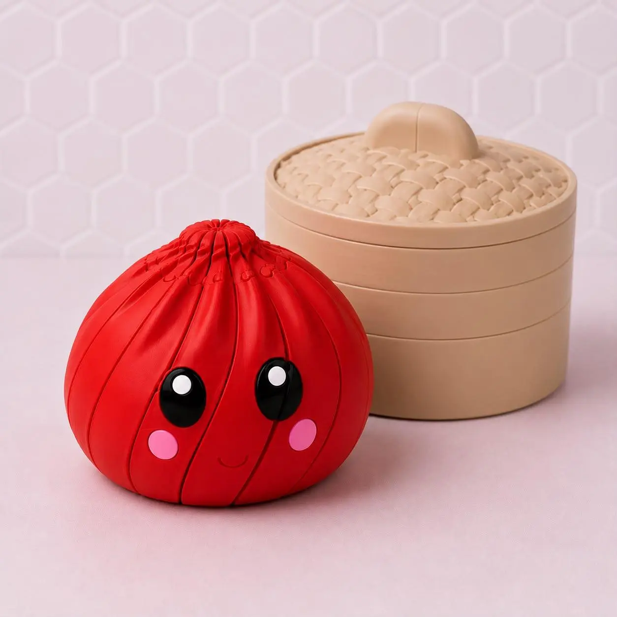 Mystery Dumpling Collectible | Kawaii Fidget Toy | Surprise Gift Box | Stress Relief Toy | Rare Gold & Rainbow Editions | Desk Decor