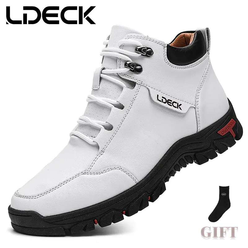 [Men's Sneakers Chukka Boots] LDECK Men's Fashion Sneakers Chukka Boots Breathable Daily Casual Work Office Shoes
