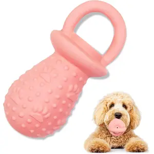Latex   Toys, Novelty Squeaky Pacifier  Toys, 5.2" Durable Pacifier   Toys for Small and Medium Dogs(,1Pcs)