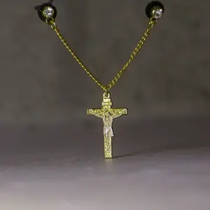 Jesus Cross Chain Hat Pin