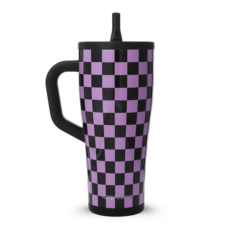 Purple Black Checkers