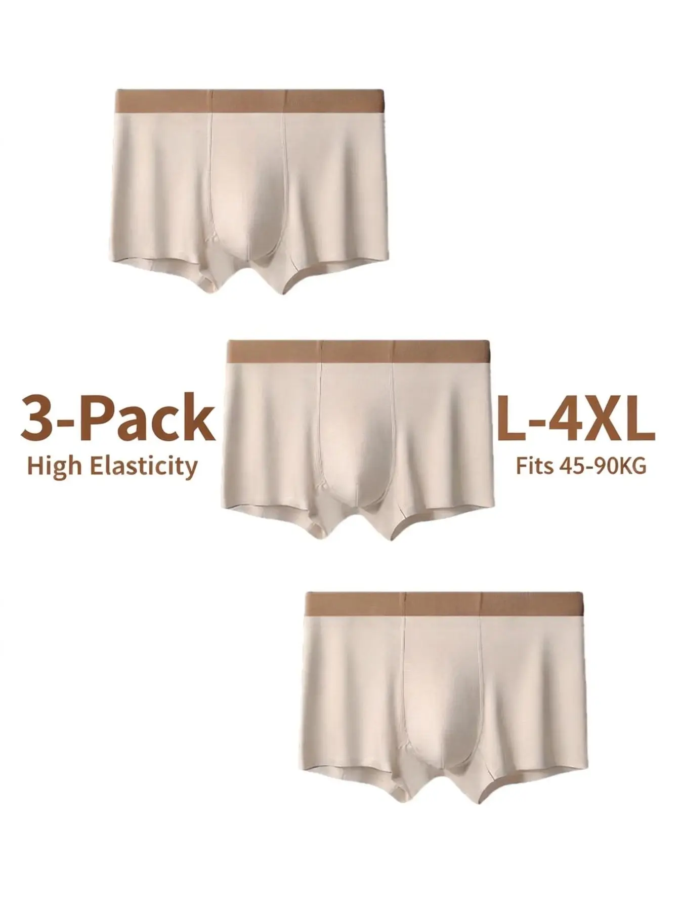Light Khaki 3-Pack